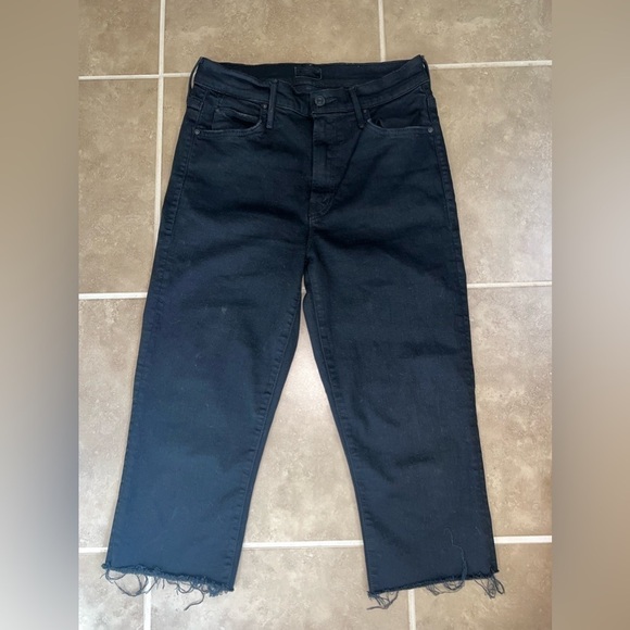 MOTHER✨ High waisted Rascal Knicker Fray - Picture 3 of 8